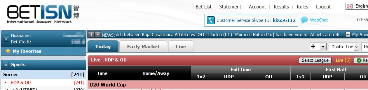 Баннер сайта betISN